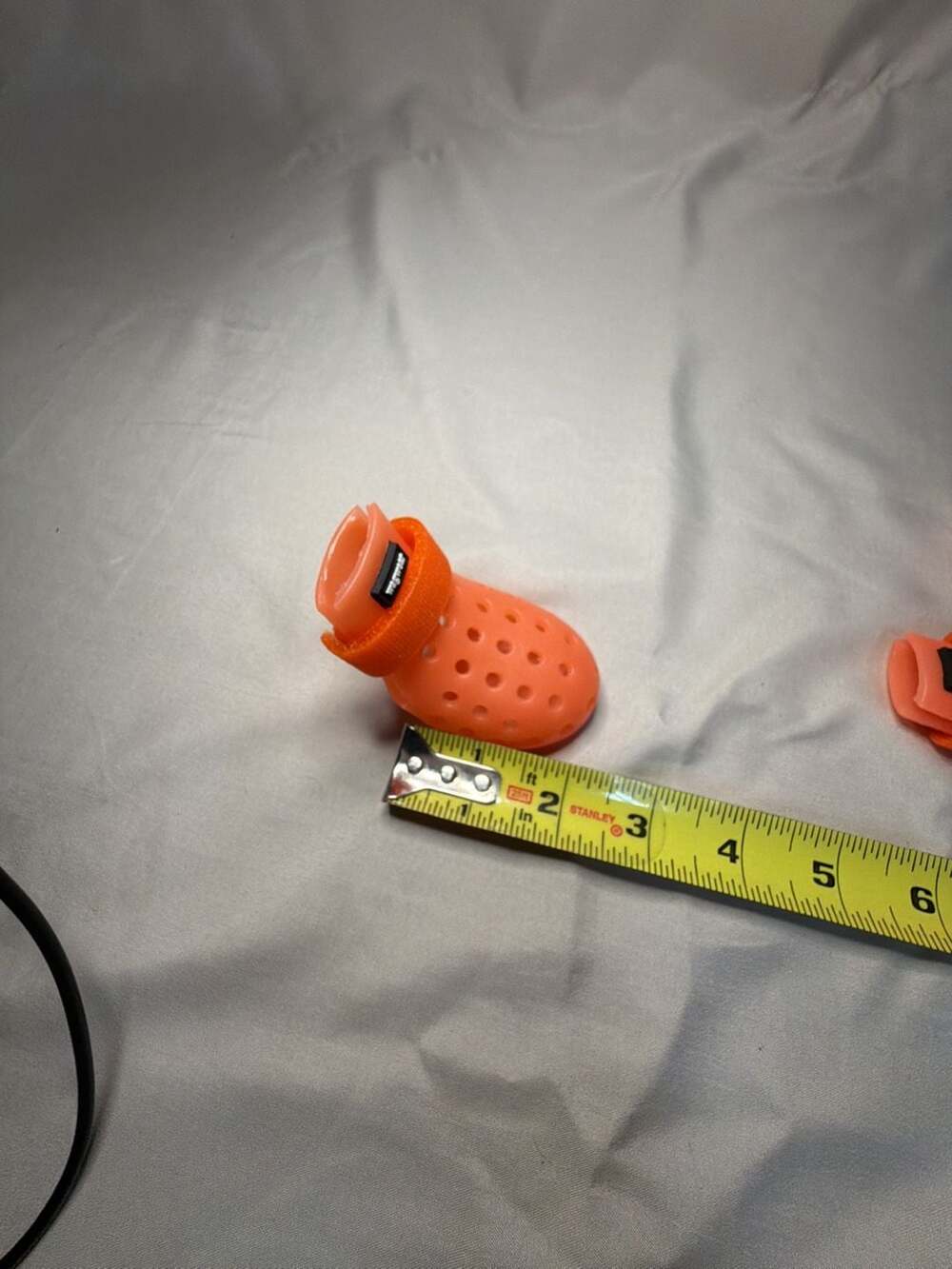 Wagwear WagWellies Mojave Dog Boots in Neon Orange, Size XS - Picture 5 of 8